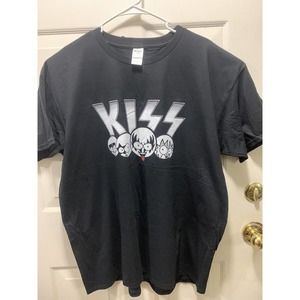 Custom Kiss Vintage T-Shirt Kiss Band As Balls Graphic Size 3XL